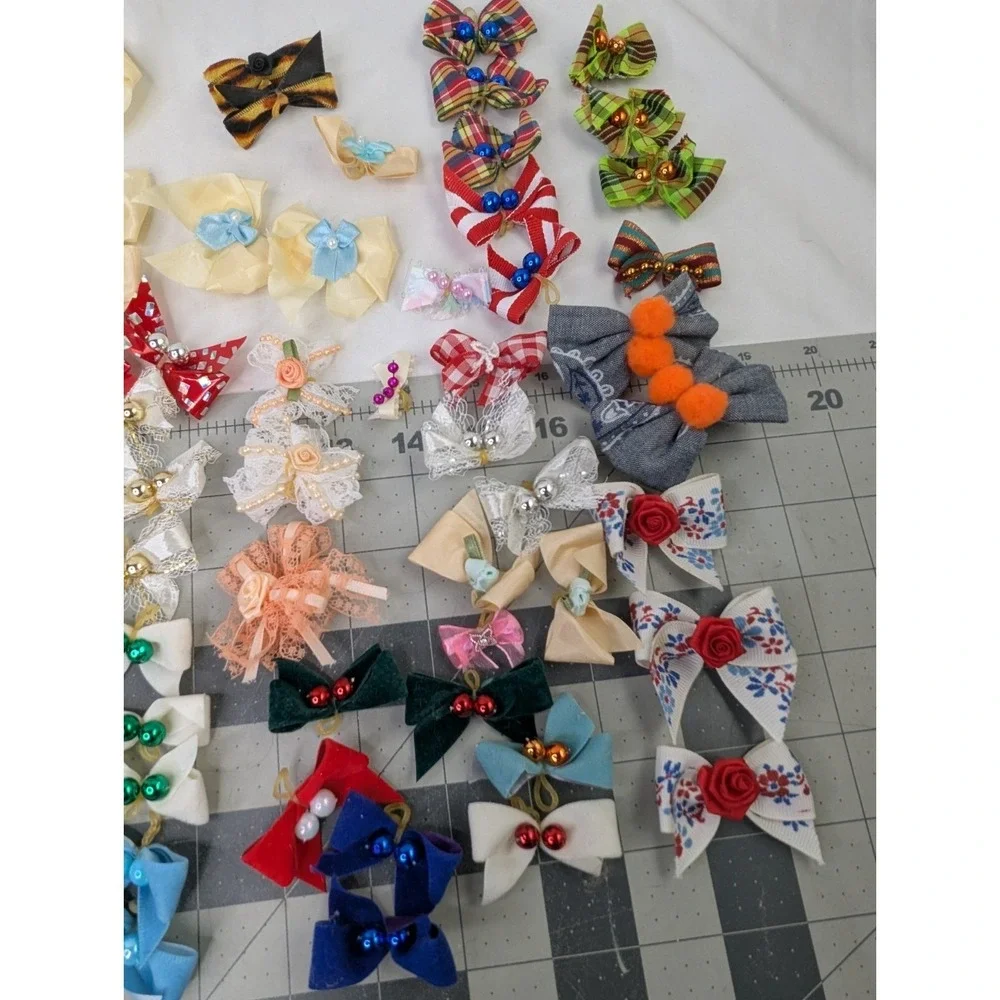 Homemade Bows‎ Ribbons Child Size Lot